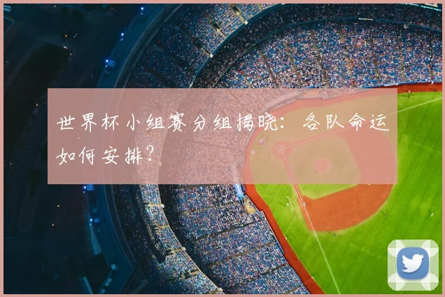 世界杯小组赛分组揭晓：各队命运如何安排？